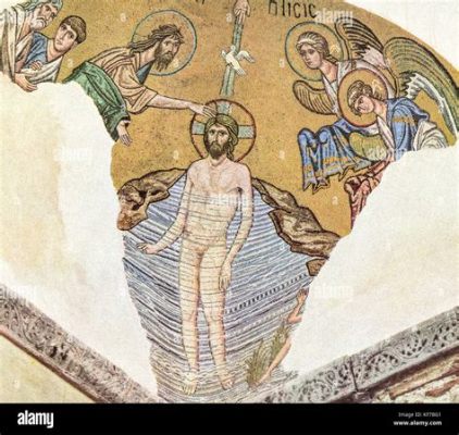 El Bautismo de Cristo, un mosaico vibrante de la fe y la luz divina!