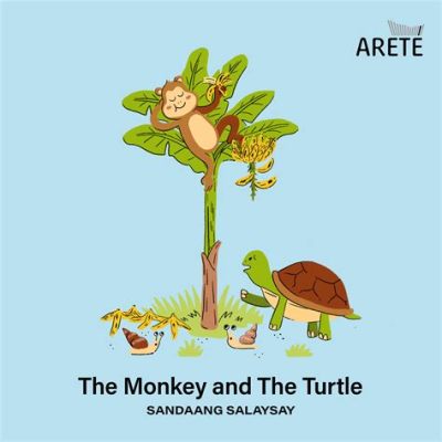  “The Monkey and the Turtle” una alegoría de la codicia y la astucia en oro macizo!